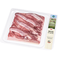 Illustration av Färskt sidfläsk i bit