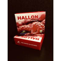 Illustration av Frysta hallon