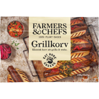 Illustration av Grillkorv plantbaserad