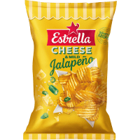 Illustration av Potatischips Cheese & Jalapeño