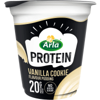 Illustration av Protein vanilla cookie pudding
