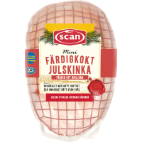 Illustration av Julskinka kokt