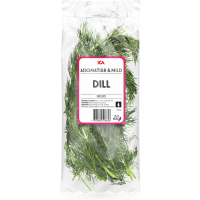 Illustration av Dill Flowpack import