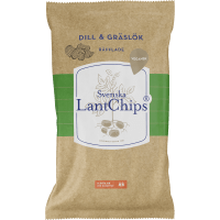 Illustration av Dill & Gräslök Räfflade LantChips