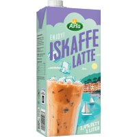 Illustration av Iskaffe Latte