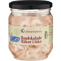 Illustration av Räkor i lake Handskalade 580g rökeri