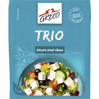 Illustration av Trio Grekisk Salladsost
