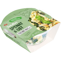 Illustration av Tortellini spenat & ost