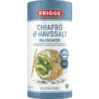 Illustration av Tunna majskakor Chiafrö & Havssalt