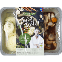 Illustration av Tareqs Coq au vin kyckling