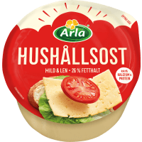 Illustration av Hushållsost 26 %