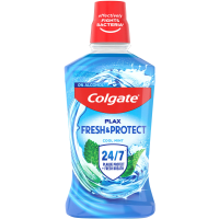 Illustration av V15 Munskölj Plax Cool Mint