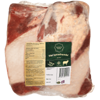 Illustration av Hel lammframdel med ben