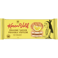 Illustration av Franska Våfflor Citron