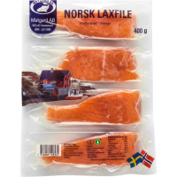 Illustration av Fryst laxfilé