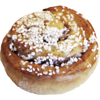 Illustration av Kanelbulle 1-p