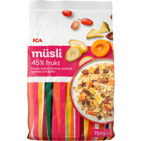 Illustration av Müsli 45% Frukt