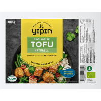 Illustration av Tofu naturell