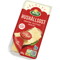 Illustration av Götene Hushållsost skivad