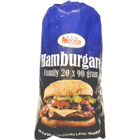 Illustration av Frysta hamburgare 20-pack