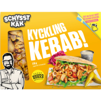 Illustration av Kycklingkebab
