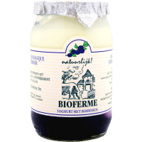 Illustration av Yoghurt blåbär Eko