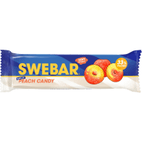 Illustration av Proteinbar Peach Candy
