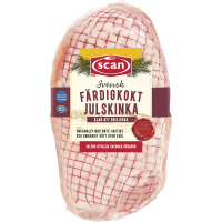 Illustration av Julskinka kokt