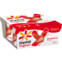 Illustration av Yoghurt Jordgubb 4-p 500g