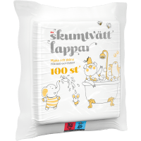 Illustration av Skumtvättlappar