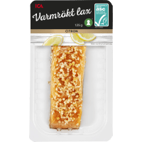 Illustration av Varmrökt lax citron