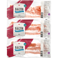 Illustration av Bacon skivat 3-p
