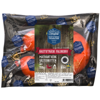 Illustration av Bastuträsk falukorv