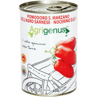 Illustration av San Marzano tomater D.O.P