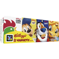 Illustration av Flingor Variety 8-p Kellogg's