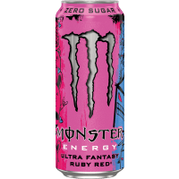 Illustration av Energidryck Ultra Fantasy Ruby Red