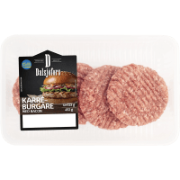 Illustration av Karréburgare med Bacon