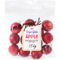 Illustration av Äpplen Royal Gala i påse