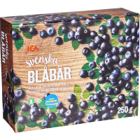 Illustration av Frysta Blåbär