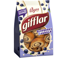 Illustration av Gifflar Blueberry & Vanilla