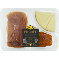 Illustration av Tapastallrik med Manchego