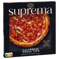 Illustration av Pizza Suprema calabrese nduja