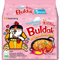 Illustration av Snabbnudlar Carbonara