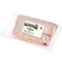 Illustration av Fläsksida med ben i bit