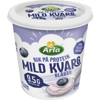 Illustration av Mild kvarg blåbär 0,2%