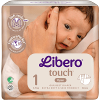 Illustration av Touch Öppen Blöja Strl 1 2-5kg