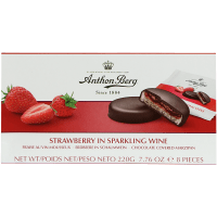 Illustration av Jordgubbar i Mousserande vin