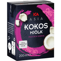 Illustration av Kokosmjölk