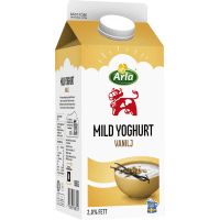Illustration av Mild yoghurt vanilj