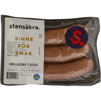 Illustration av Grillkorv Tjock